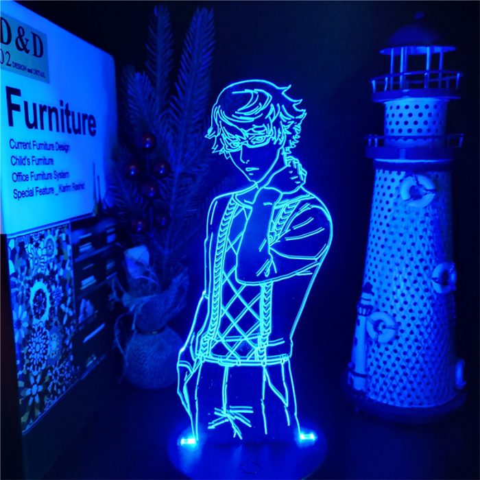 Tokyo Ghoul 3D Lamp Anime Kaneki Ken Juuzou Led Night Light for Kids Bedroom Decoration Nightlight 5 - Tokyo Ghoul Merch