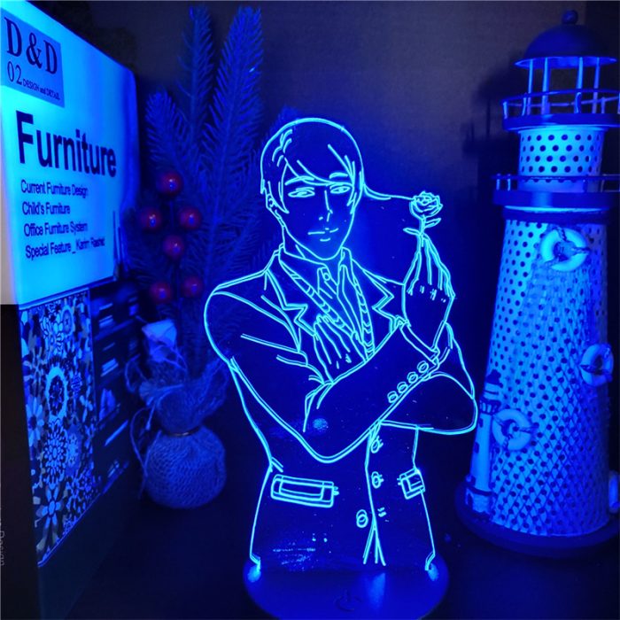 Tokyo Ghoul 3D Lamp Anime Kaneki Ken Juuzou Led Night Light for Kids Bedroom Decoration Nightlight 6 - Tokyo Ghoul Merch