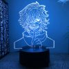 Tokyo Ghoul Kaneki Ken 3d Led Lamp for Bedroom Night Lights Anime Mange Figure Avatar Room 2 - Tokyo Ghoul Merch