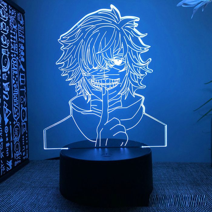 Tokyo Ghoul Kaneki Ken 3d Led Lamp for Bedroom Night Lights Anime Mange Figure Avatar Room 2 - Tokyo Ghoul Merch