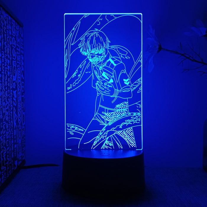 Tokyo Ghoul Kaneki Ken 3d Led Lamp for Bedroom Night Lights Anime Mange Figure Avatar Room - Tokyo Ghoul Merch